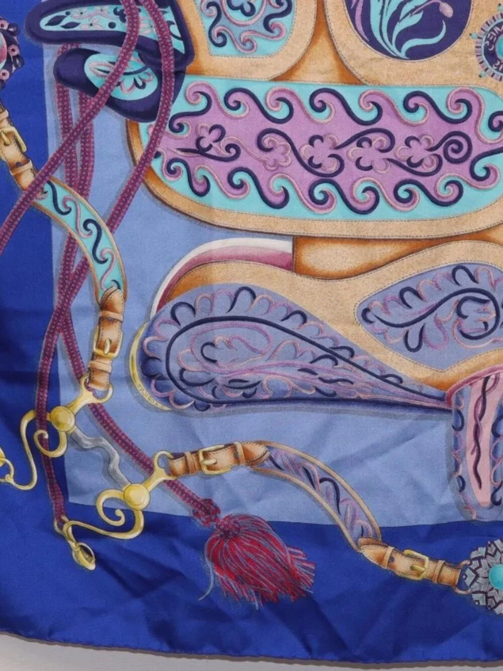 HERMES Carre 90 Scarf Silk 